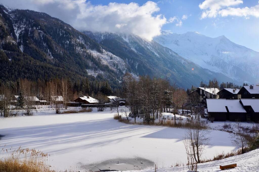 Modern 2Br 5* Pool Gym Spa Garage Mont-Blanc View Chamonix Eksteriør bilde