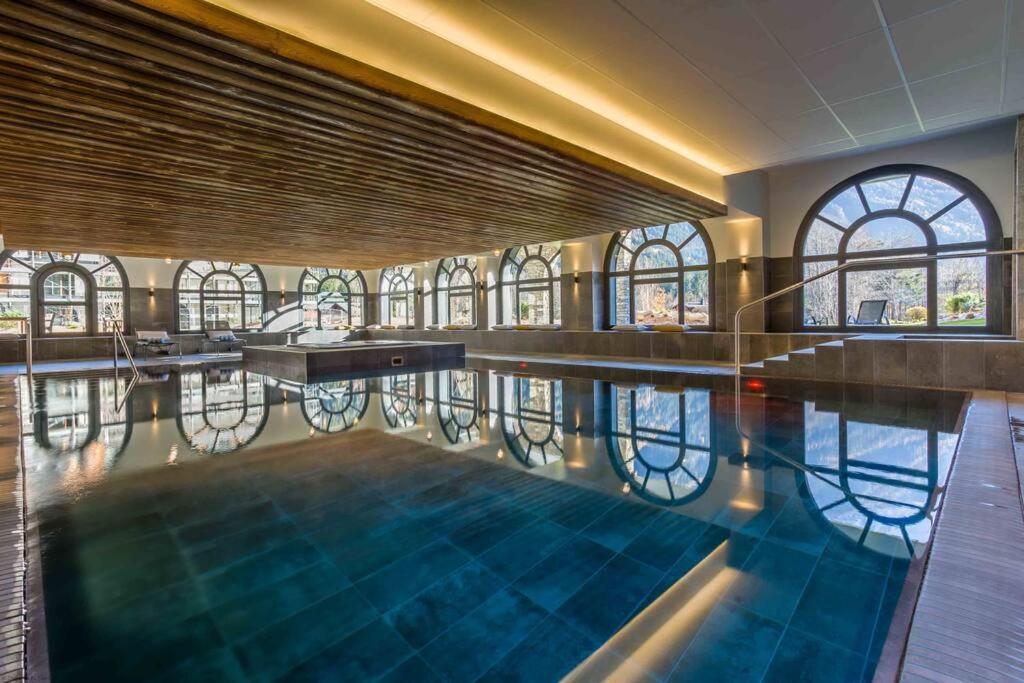 Modern 2Br 5* Pool Gym Spa Garage Mont-Blanc View Chamonix Eksteriør bilde
